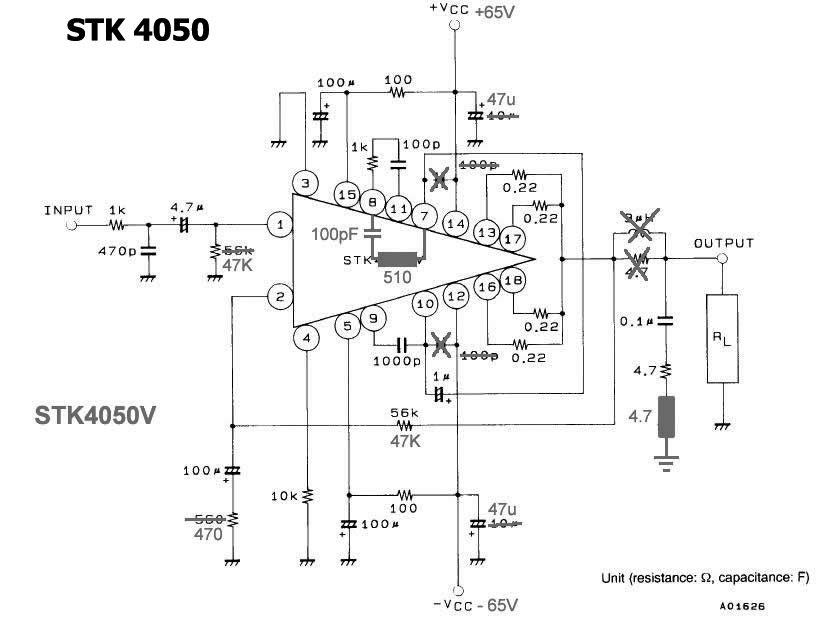 Stk Power Amplifier Circuits - Stk4050v Power Amplifier Circuit - Stk Power Amplifier Circuits